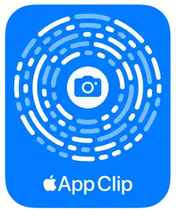Description de l'image App Clip Code example.svg.