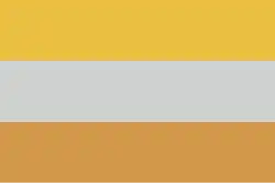 Le drapeau des droits des personnes handicapées.