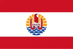 Description de l'image Flag of French Polynesia.svg.