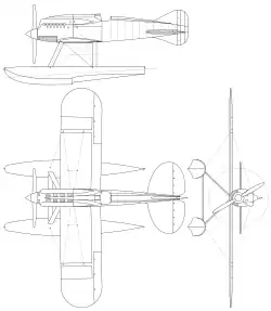 Description de l'image Macchi M39.svg.