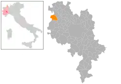 Localisation de Buttigliera d'Asti