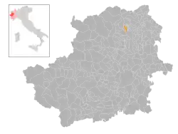 Localisation de Borgiallo