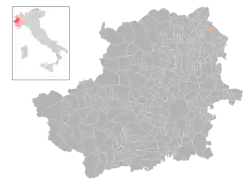 Localisation de Cascinette d'Ivrea