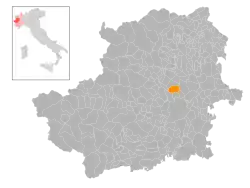 Localisation de Caselle Torinese