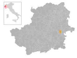 Localisation de Castiglione Torinese