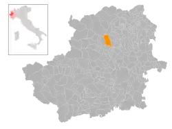 Localisation de Corio