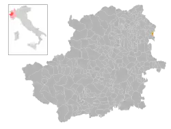 Localisation de Cossano Canavese