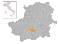 Localisation de Cumiana