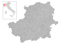 Localisation de Fiorano Canavese