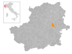 Localisation de Leinì