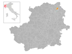 Localisation de Lessolo