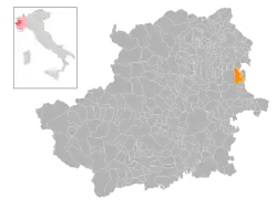 Localisation de Mazzè