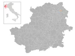 Localisation de Salerano Canavese