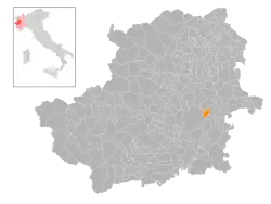 Localisation de San Mauro Torinese