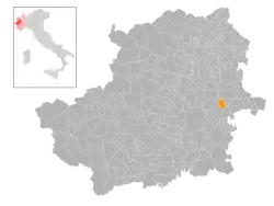 Localisation de San Raffaele Cimena