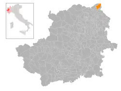 Localisation de Settimo Vittone