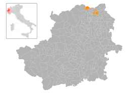 Localisation de Vico Canavese