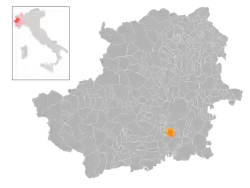 Localisation de Vinovo