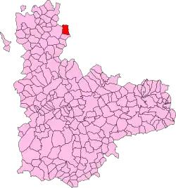 Localisation de Herrín de Campos
