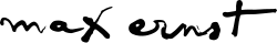 signature de Max Ernst