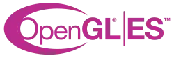 Description de l'image OpenGL ES logo (Nov14).svg.