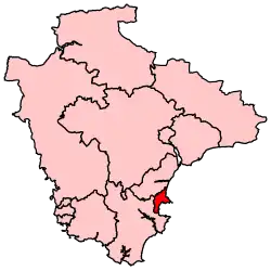 Carte de la circonscription