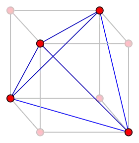 Image illustrative de l’article Demi-hypercube (graphe)