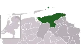 Localisation de Het Hogeland