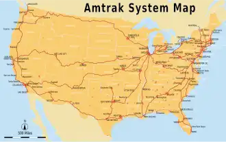 illustration de Amtrak