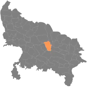 Localisation de District de Barabankiबाराबंकी ज़िला