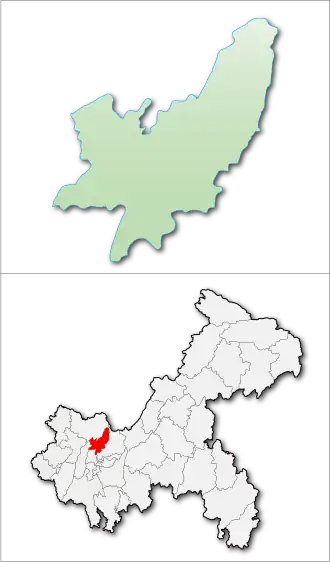 Localisation de Běibèi Qū