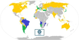 Carte de l'organisation