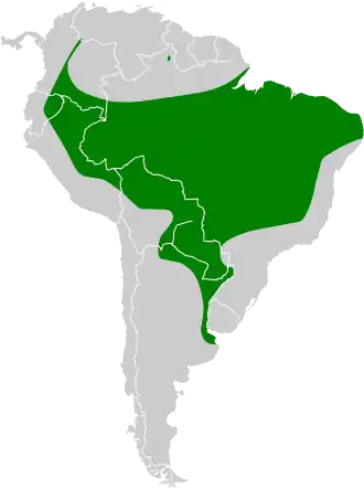 Description de l'image Cacicus solitarius map.svg.