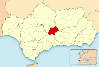 Localisation de Subbética