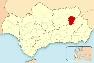Localisation de Sierra de Cazorla