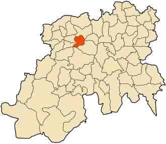 Localisation de Benchicao