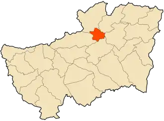 Localisation de Souk Ahras