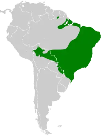 Description de l'image Eupetomena macroura map.svg.