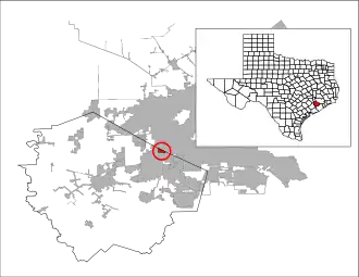 Localisation de Meadows Place