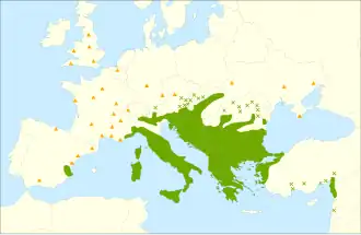 Description de l'image Fraxinus ornus range.svg.