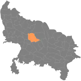 Localisation de District d'Hardoi हरदोइ ज़िला