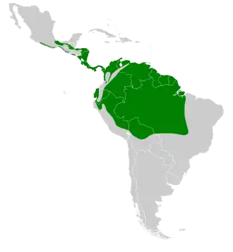 Description de l'image Heliomaster longirostris map.svg.