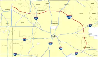Image illustrative de l’article Interstate 635 (Texas)
