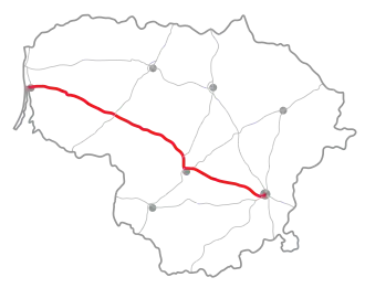 Image illustrative de l’article Route magistrale 1 (Lituanie)