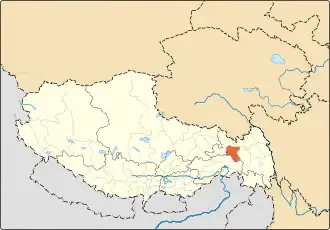 Localisation de Luòlóng Xiàn