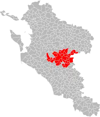 Localisation de Saintes Grandes Rives, l’Agglo