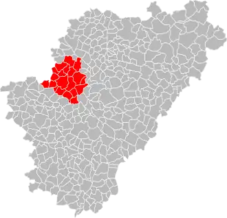 Localisation de Communauté de communes du Rouillacais