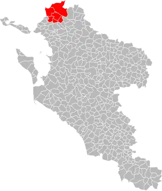 Localisation de Communauté de communes du Pays Marandais