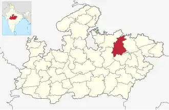 Localisation de District de Panna