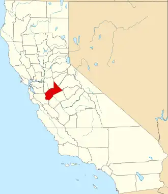 Localisation de Comté de Stanislaus(Stanislaus County)